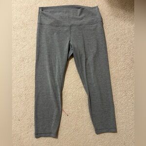lululemon athletica Charcoal cropped Leggings